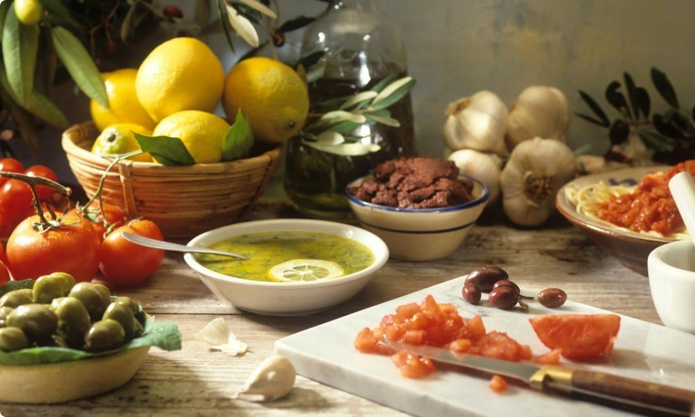 Healthy Mediterranean diet